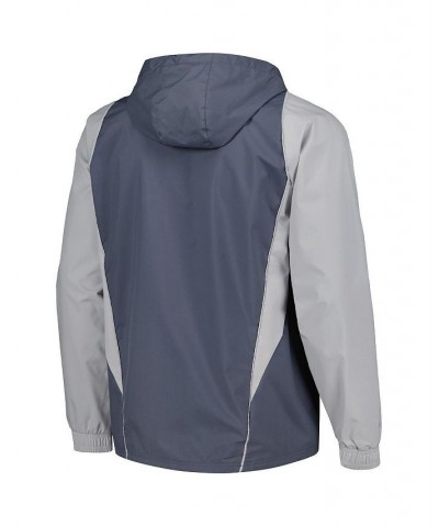 Men's Charcoal Philadelphia Union All-Weather Raglan Hoodie Full-Zip Jacket $46.80 Jackets