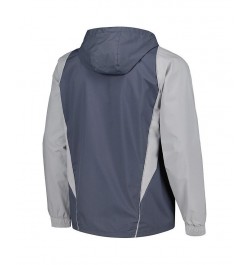 Men's Charcoal Philadelphia Union All-Weather Raglan Hoodie Full-Zip Jacket $46.80 Jackets