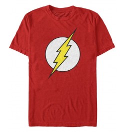 DC Men's The Flash Classic Lightning Bolt Logo Short Sleeve T-Shirt $20.64 T-Shirts