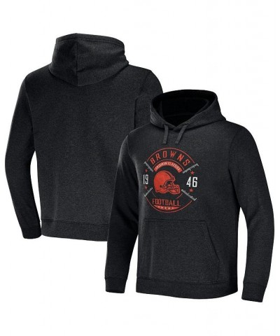 Men's NFL x Darius Rucker Collection by Heather Charcoal Cleveland Browns Radar Pullover Hoodie $29.20 Sweatshirt