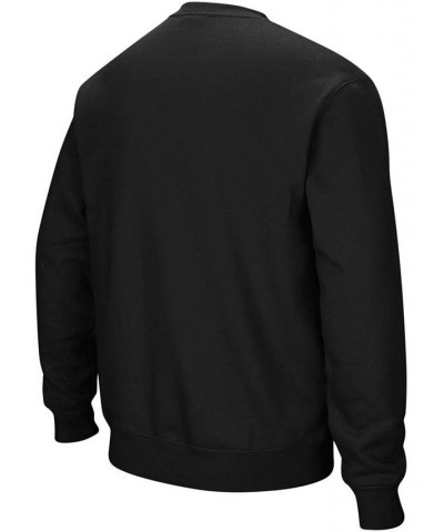 Men's Black Iowa Hawkeyes Arch Logo Crew Neck Sweatshirt $31.79 Sweatshirt