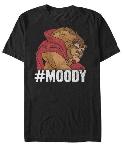 Disney Men's Beauty the Beast Moody Grumpy, Short Sleeve T-Shirt Black $16.45 T-Shirts