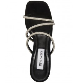 Women's Libbie Embellished Dress Sandals Black $31.42 Shoes