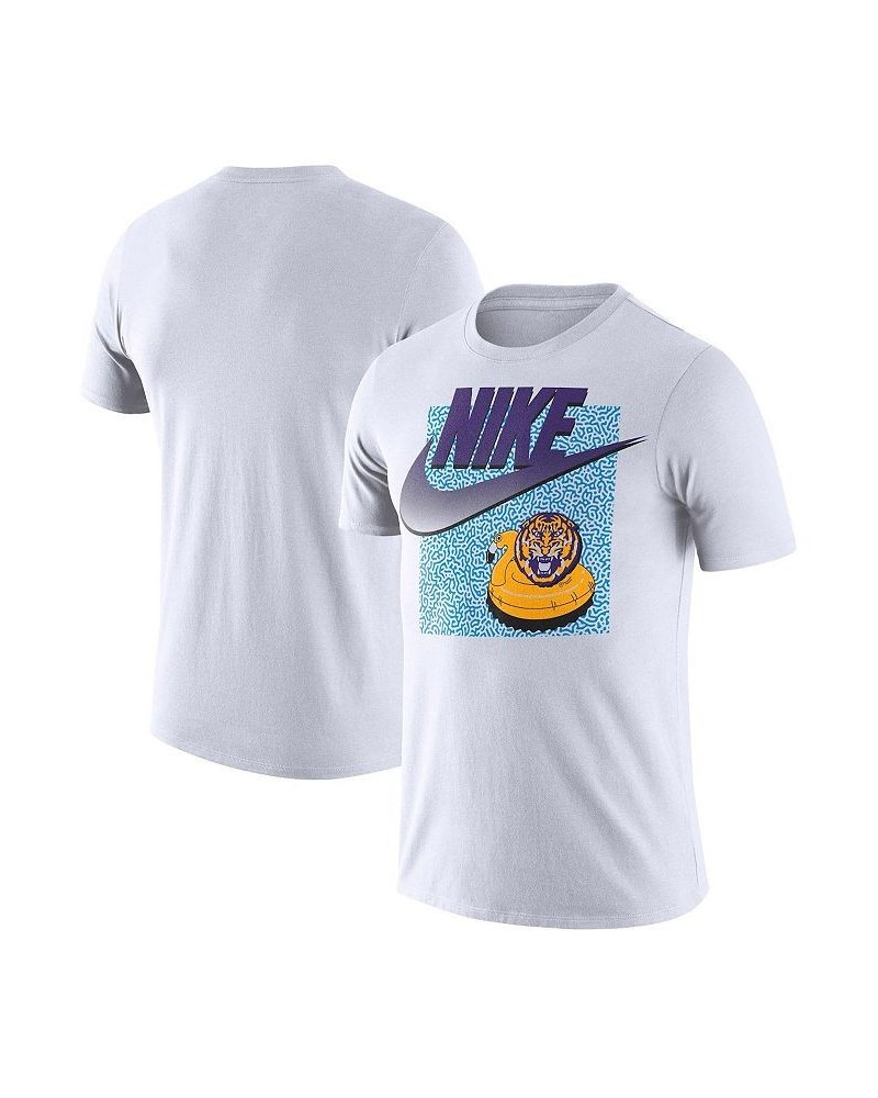 Men's White LSU Tigers Swoosh Spring Break T-shirt $20.79 T-Shirts