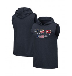 Men's Navy Usc Trojans OHT Military-Inspired Appreciation Americana Hoodie Sleeveless T-shirt $18.90 T-Shirts