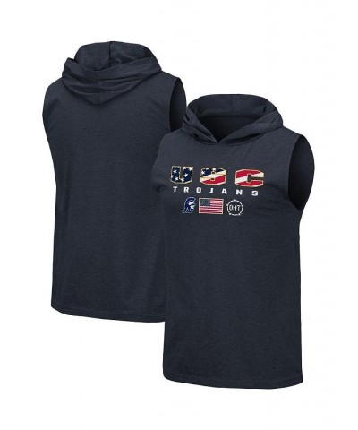 Men's Navy Usc Trojans OHT Military-Inspired Appreciation Americana Hoodie Sleeveless T-shirt $18.90 T-Shirts