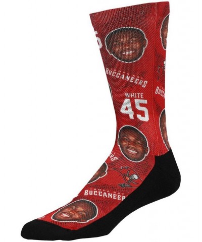 Men's Devin White Tampa Bay Buccaneers Football Guy Multi Crew Socks $16.95 Socks