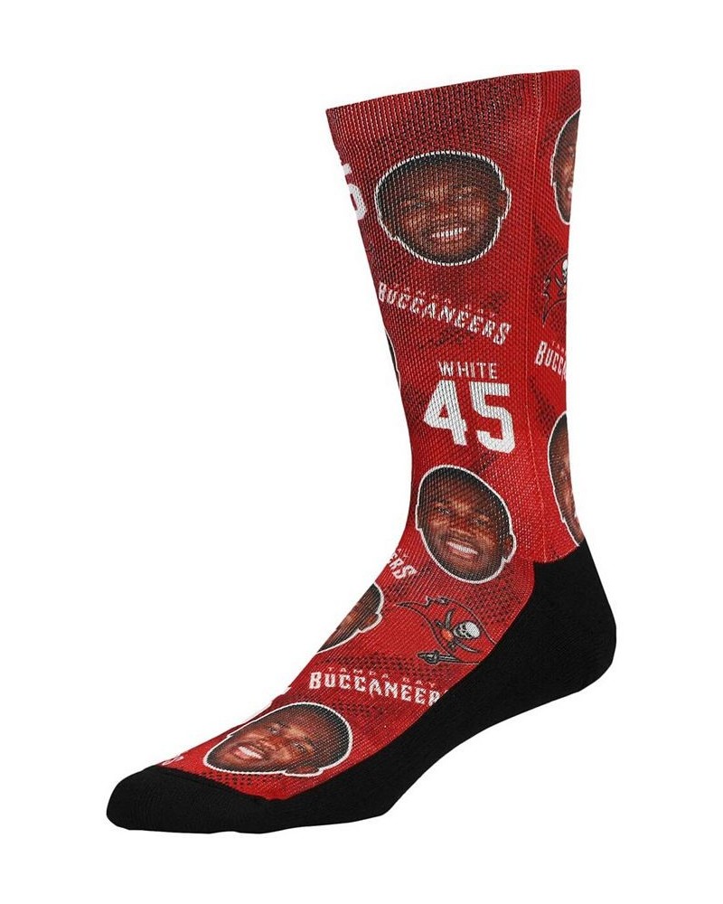 Men's Devin White Tampa Bay Buccaneers Football Guy Multi Crew Socks $16.95 Socks