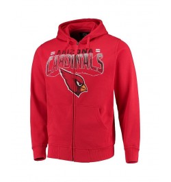 Men's Cardinal Arizona Cardinals Perfect Season Full-Zip Hoodie $42.39 Sweatshirt