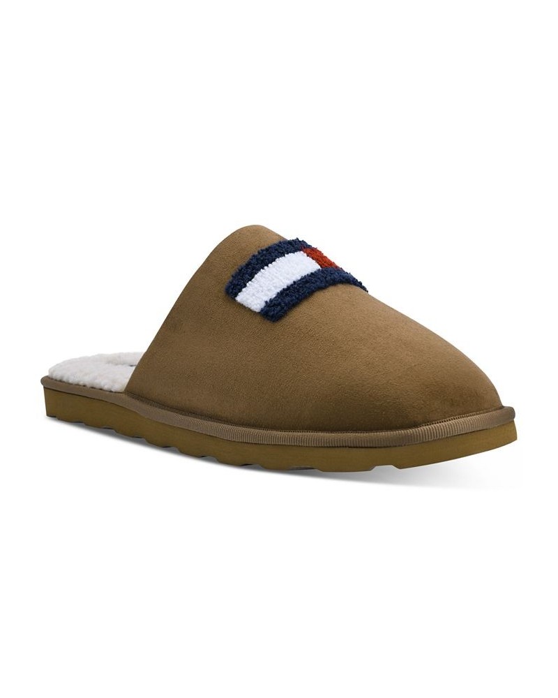 Men's William II Slip-On Scuff Slippers Brown $25.37 Shoes