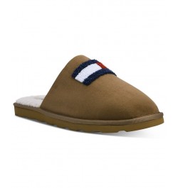 Men's William II Slip-On Scuff Slippers Brown $25.37 Shoes