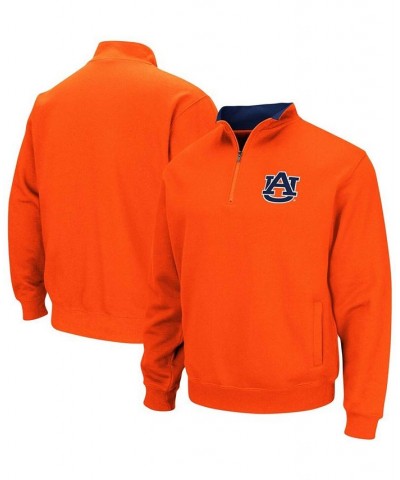 Men's Orange Auburn Tigers Tortugas Logo Quarter-Zip Pullover Jacket $28.20 Sweatshirt