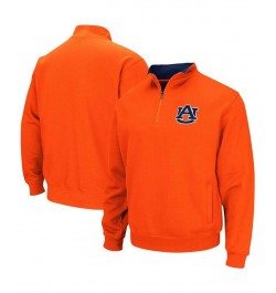 Men's Orange Auburn Tigers Tortugas Logo Quarter-Zip Pullover Jacket $28.20 Sweatshirt