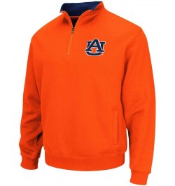 Men's Orange Auburn Tigers Tortugas Logo Quarter-Zip Pullover Jacket $28.20 Sweatshirt