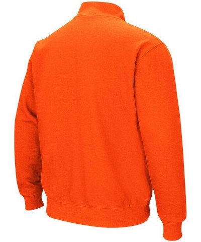 Men's Orange Auburn Tigers Tortugas Logo Quarter-Zip Pullover Jacket $28.20 Sweatshirt