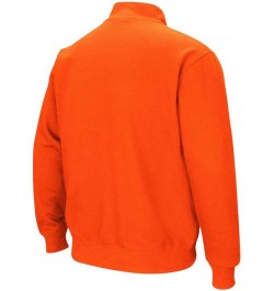 Men's Orange Auburn Tigers Tortugas Logo Quarter-Zip Pullover Jacket $28.20 Sweatshirt