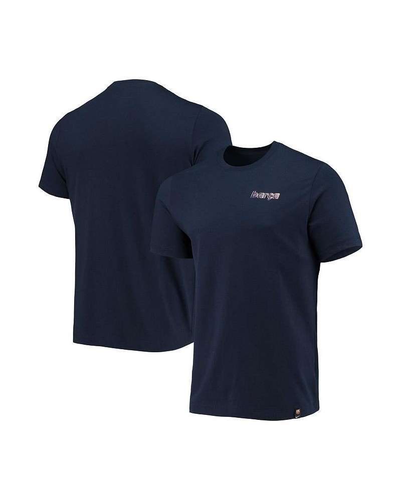 Men's Blue Barcelona Ignite Logo T-shirt $18.40 T-Shirts