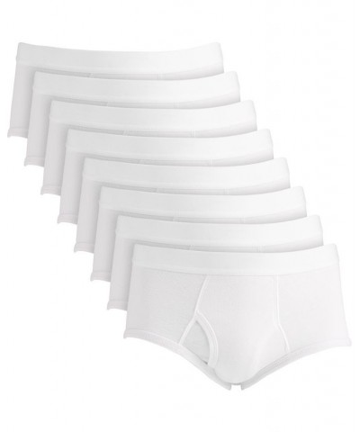 Men's Briefs, 8-Pack White $12.99 Underwear