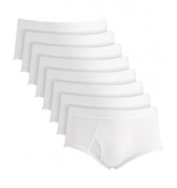 Men's Briefs, 8-Pack White $12.99 Underwear