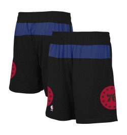 Men's Black, Royal Philadelphia 76Ers Hardwood Classic Reload Swingman Shorts $45.00 Shorts