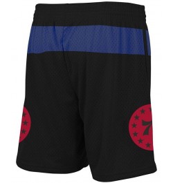 Men's Black, Royal Philadelphia 76Ers Hardwood Classic Reload Swingman Shorts $45.00 Shorts