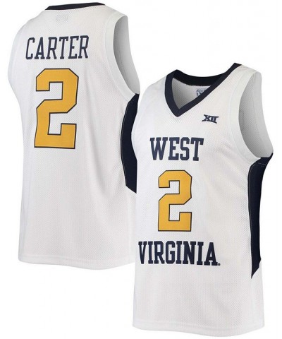 Men's Jevon Carter White West Virginia Mountaineers Commemorative Classic Basketball Jersey $50.70 Jersey