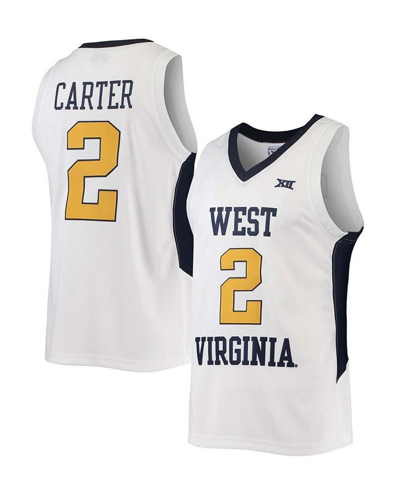 Men's Jevon Carter White West Virginia Mountaineers Commemorative Classic Basketball Jersey $50.70 Jersey