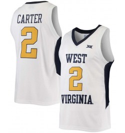 Men's Jevon Carter White West Virginia Mountaineers Commemorative Classic Basketball Jersey $50.70 Jersey