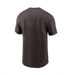 Men's Brown Cleveland Browns Team Property Of Essential T-shirt $18.00 T-Shirts