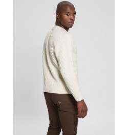 Men's Cable-Knit Long Sleeves Sweater Tan/Beige $54.00 Sweaters