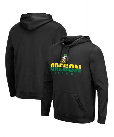 Men's Black Oregon Ducks Lantern Pullover Hoodie $33.79 Sweatshirt