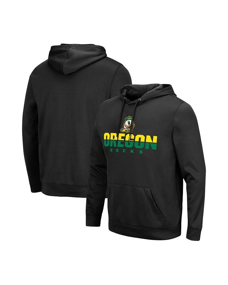 Men's Black Oregon Ducks Lantern Pullover Hoodie $33.79 Sweatshirt