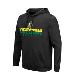 Men's Black Oregon Ducks Lantern Pullover Hoodie $33.79 Sweatshirt