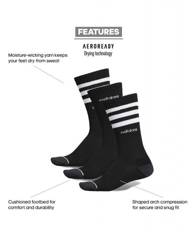 Men's 3-Pk. Crew Socks Black $13.68 Socks