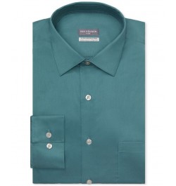 Men's Regular-Fit Ultraflex Dress Shirt Green $17.00 Dress Shirts