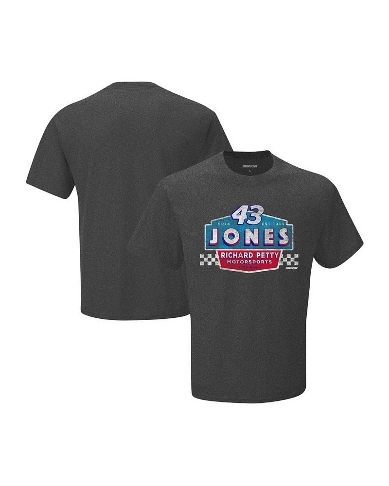 Men's Heather Charcoal Erik Jones Vintage-Inspired Duel T-shirt $14.00 T-Shirts