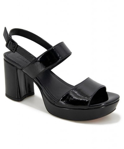 Women's Reebeka Platform Sandals Black $46.53 Shoes