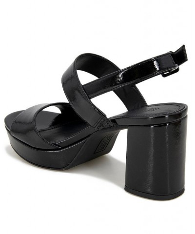 Women's Reebeka Platform Sandals Black $46.53 Shoes