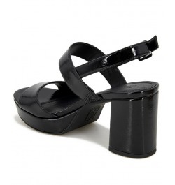 Women's Reebeka Platform Sandals Black $46.53 Shoes