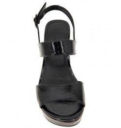 Women's Reebeka Platform Sandals Black $46.53 Shoes