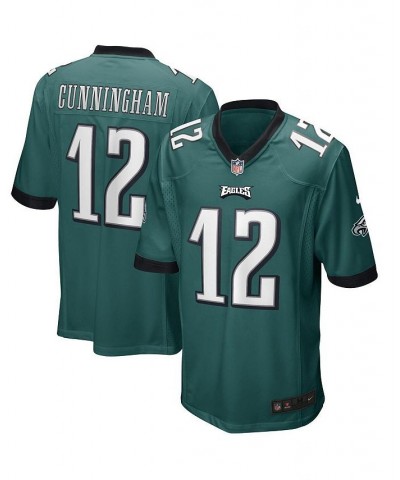 Men's Randall Cunningham Midnight Green Philadelphia Eagles Game Retired Player Jersey $60.20 Jersey