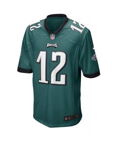 Men's Randall Cunningham Midnight Green Philadelphia Eagles Game Retired Player Jersey $60.20 Jersey