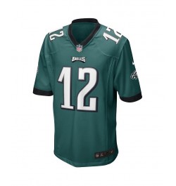 Men's Randall Cunningham Midnight Green Philadelphia Eagles Game Retired Player Jersey $60.20 Jersey