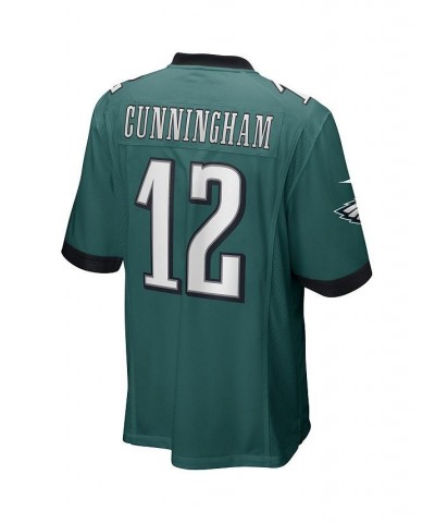 Men's Randall Cunningham Midnight Green Philadelphia Eagles Game Retired Player Jersey $60.20 Jersey