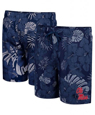 Men's Navy Ole Miss Rebels The Dude Swim Shorts $27.30 Swimsuits