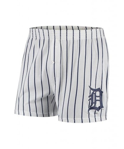 Men's White Detroit Tigers Vigor Boxer Shorts $20.00 Shorts