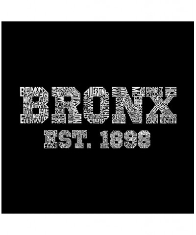 Mens Word Art T-Shirt - Popular Bronx, NY Neighborhoods Gray $16.10 T-Shirts