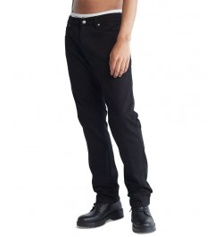 Men's Slim Straight-Fit Stretch Jeans Black $32.20 Jeans