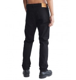 Men's Slim Straight-Fit Stretch Jeans Black $32.20 Jeans