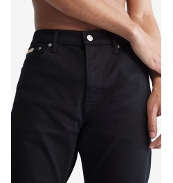 Men's Slim Straight-Fit Stretch Jeans Black $32.20 Jeans